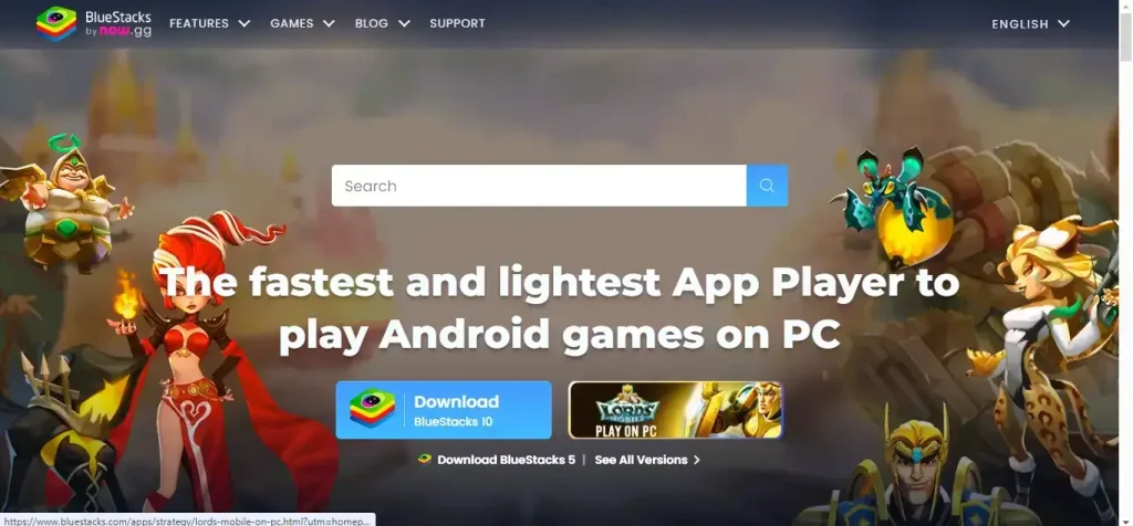 Download & Play FIFA Mobile for PC, Solved 2 bluestacks download page image