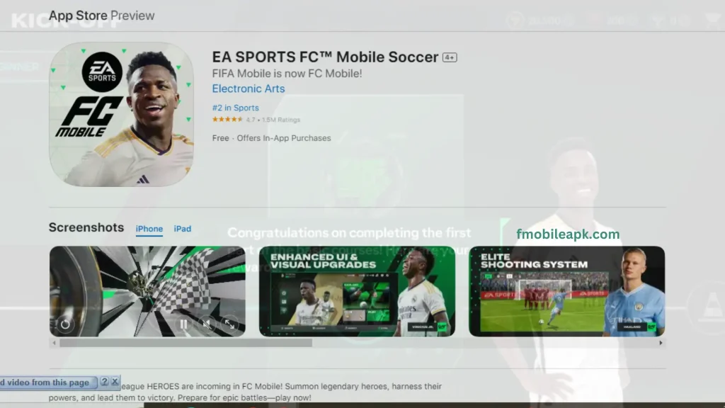 Download & Play FIFA Mobile for MAC/iOS Using Top level Emulators 2 fifa mobile for ios image